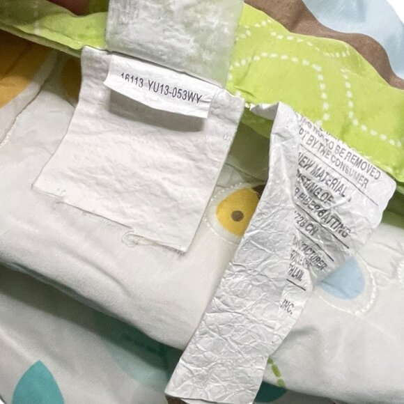 Vintage Disney Baby Winnie The Pooh Green Crib Quilt - Pooh, Piglet, Eeyore - Picture 5 of 6